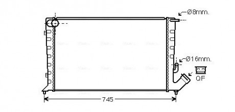 Теплообменник AVA COOLING CN2211