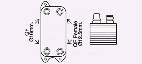 Теплообменник AVA COOLING MS3686