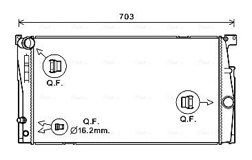 Теплообменник AVA COOLING BW2549