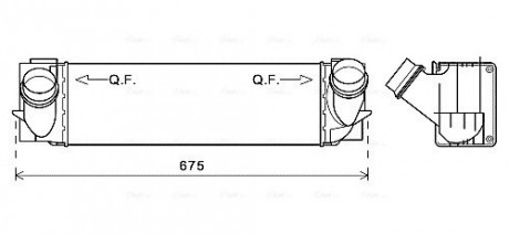 Теплообменник AVA COOLING BW4457