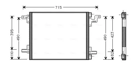 Конденсатор AVA COOLING MS5270 (фото 1)