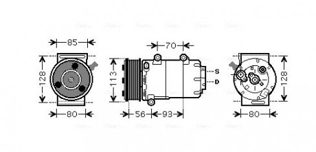 Компрессор AVA COOLING FDAK416