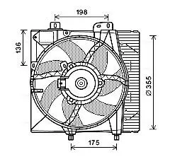 Вентилятор AVA COOLING PE7550 (фото 1)