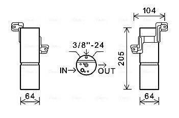 Осушитель AVA COOLING MSD598 (фото 1)