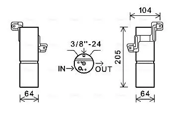 Осушитель AVA COOLING MSD598 (фото 1)