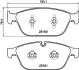 Комплект тормозных колодок HELLA 8DB 355 016-021 (фото 4)