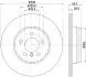 Диск гальмівний PRO High Carbon задній HELLA 8DD 355 129-641 (фото 4)