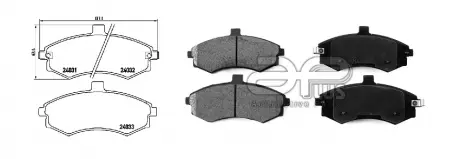 Колодки гальмівні APLUS 71295BAAP