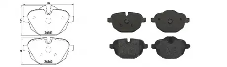 Колодки тормозные APLUS 71256BAAP