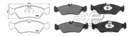 Колодки тормозные APLUS 71221BBAP