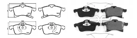 Колодки гальмівні передні APLUS 71156BAAP