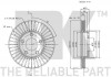Тормозной диск NK 313251 (фото 3)