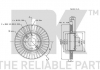 Тормозной диск NK 312264 (фото 3)