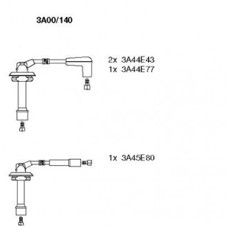 Комплект электропроводки BREMI 3A00/140