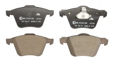 Комплект тормозных колодок ATE 13.0470-7243.2