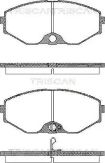 Колодки гальмівні передні TRISCAN 8110 14037