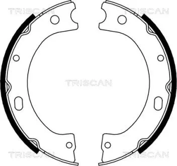 Комплект гальмівних колодок, стоянкове гальмо TRISCAN 8100 14011