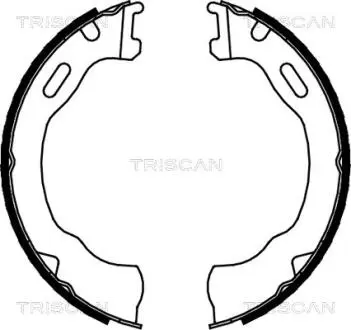 Комлект тормозных накладок TRISCAN 8100 80007