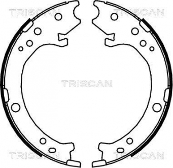 Комлект тормозных накладок TRISCAN 8100 40007 (фото 1)