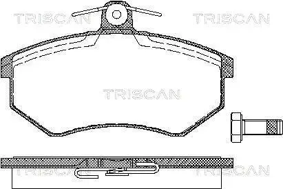 Колодки гальмівні передні TRISCAN 8110 29934