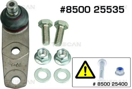 Кульовий шарнір нижній TRISCAN 8500 25535