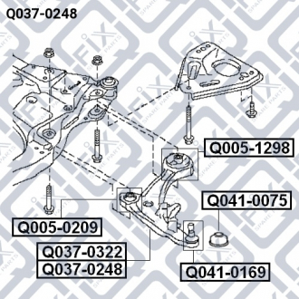 Важіль передній правий Q-FIX Q0370248