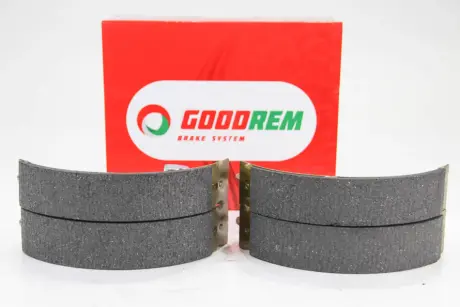 Гальмівні колодки зад. Nissan Micra 03-10/ Note 02-12/ Tiida 07-12 (Lockheed) GOODREM RM1296