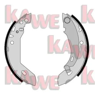 Комлект тормозных накладок KAWE 04480