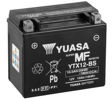 Аккумулятор Yuasa YTX12-BS