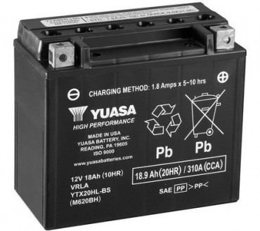 Аккумулятор Yuasa YTX20HL-BS