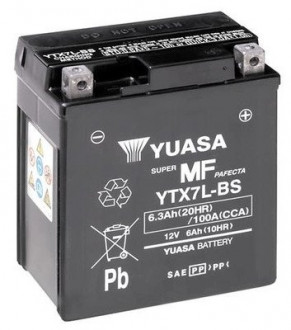 Аккумулятор Yuasa YTX7L-BS