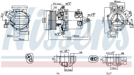 Компрессор NISSENS 890053