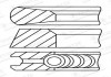 Комплект кілець поршневих з 3 шт. GOETZE 08-784800-10 (фото 1)