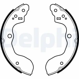 Комлект тормозных накладок Delphi LS2071