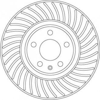 Гальмівний диск TRW DF6950S (фото 1)