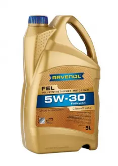 Олива для двигуна RAVENOL FEL SAE 5W30 5L