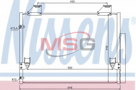 Конденсатор NISSENS 940083 (фото 1)