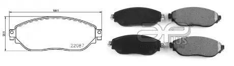 Колодки тормозные APLUS 71230AAP