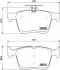 Комплект тормозных колодок HELLA 8DB 355 020-271 (фото 4)