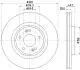 Тормозной диск HELLA 8DD 355 125-121 (фото 4)