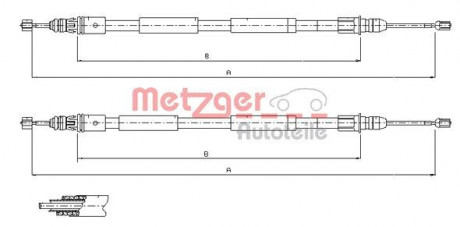 Трос METZGER 11.6771