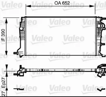 Теплообменник Valeo 735182