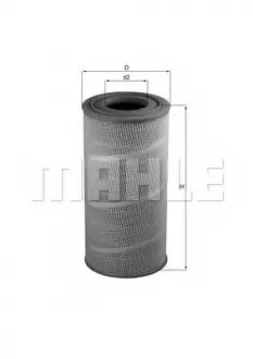 Фильтр MAHLE KNECHT LX 619