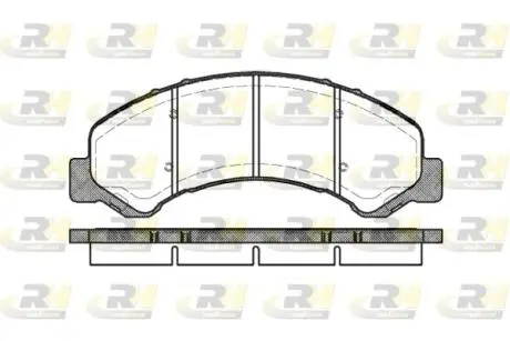 Комплект тормозных колодок ROADHOUSE 2763.00