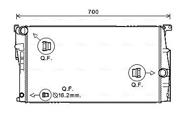 Теплообменник AVA COOLING BW2453