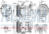 Компресор кондиціонера First Fit NISSENS 89396 (фото 5)