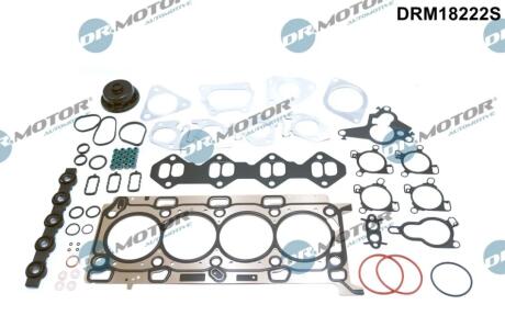 Комплект прокладок з різних матеріалів DR MOTOR DRM18222S