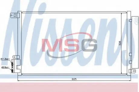 Конденсатор NISSENS 940095