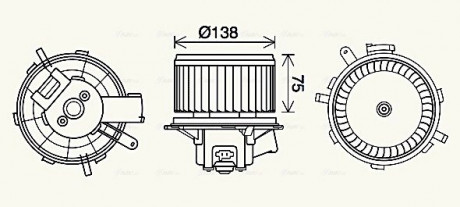 Электродвигатель AVA COOLING PE8406