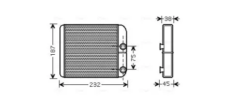 Теплообменник AVA COOLING VO6129